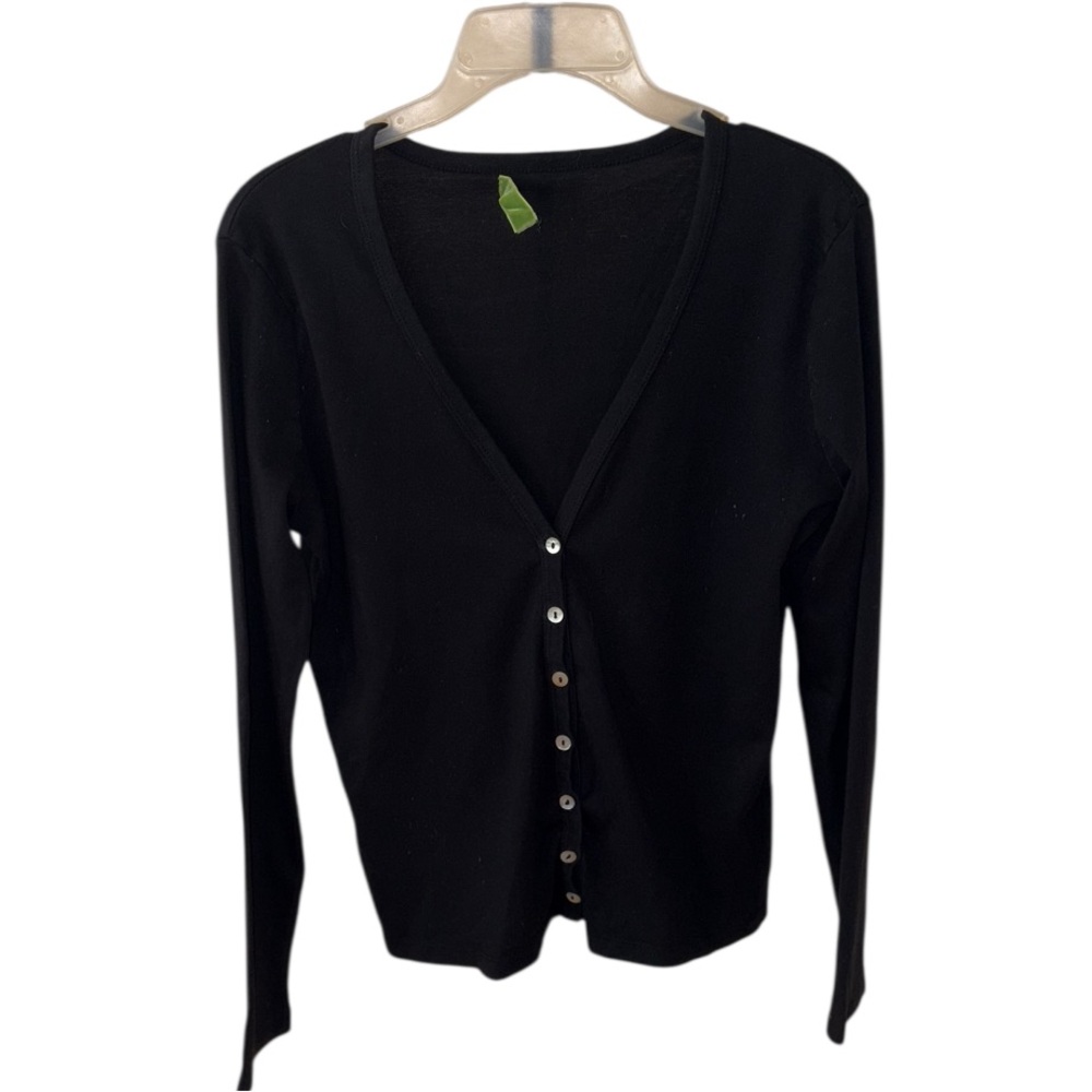 Velvet Black Cardigan